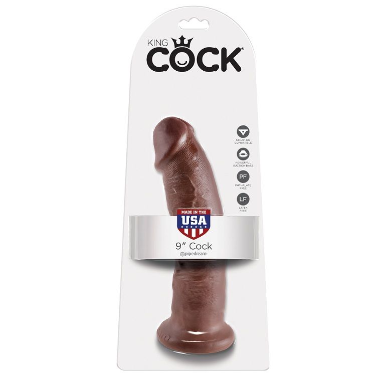 KING COCK – 9 GODE MARRON 22.9 CM
