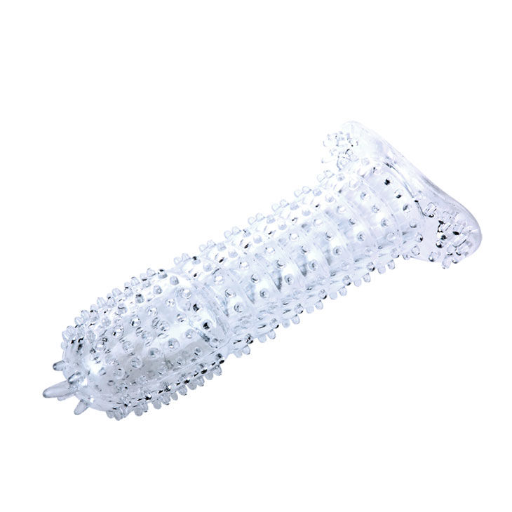 BAILE – GAINE PÉNIENNE  POINTS STIMULANTS VIOLET 14 CM