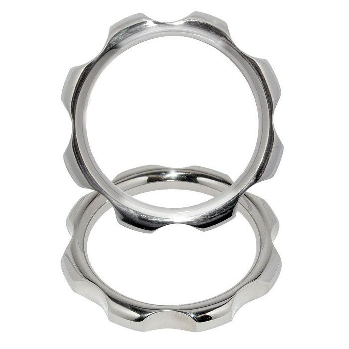 METAL HARD – ANNEAU DE TORQUE EN POUR PÉNIS ET TESTICULES 50MM