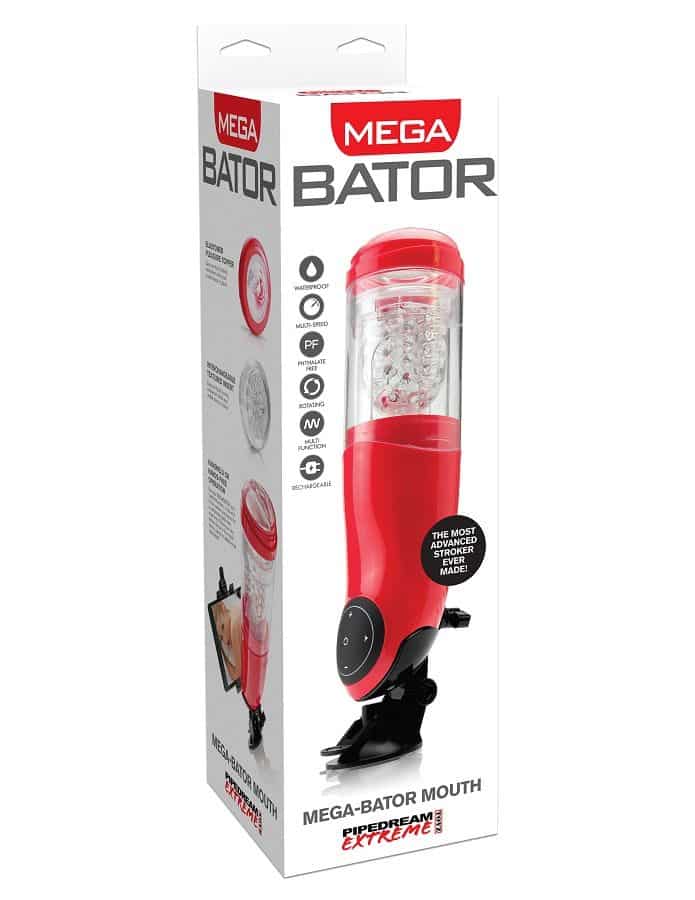 EXTREME TOYZ – PDX MEGA BATOR USB MASTURBATEUR MLE BOUCHE ROUGE
