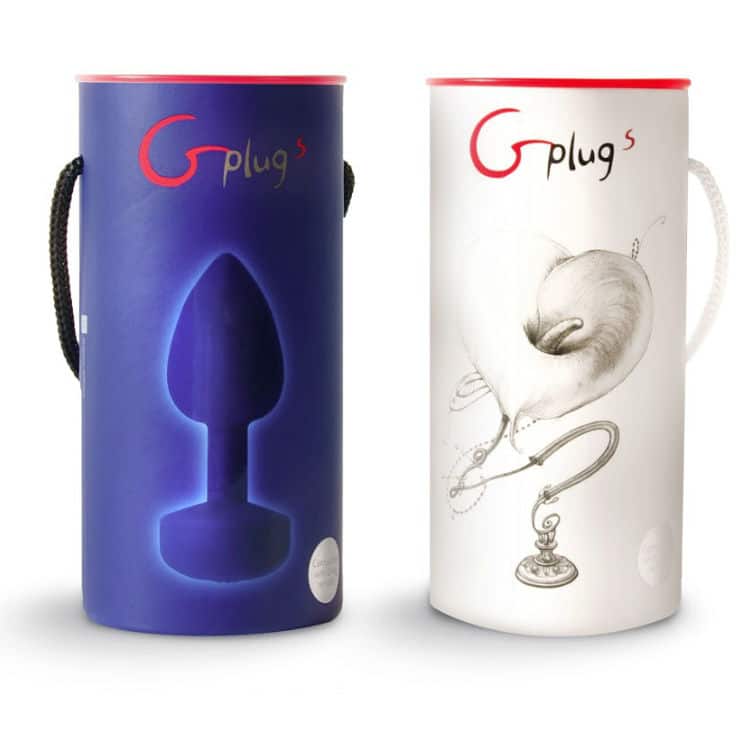G-VIBE – FUNTOYS GPLUG VIBRATEUR ANAL RECHARGEABLE GRAND BLEU CIEL 3.9CM