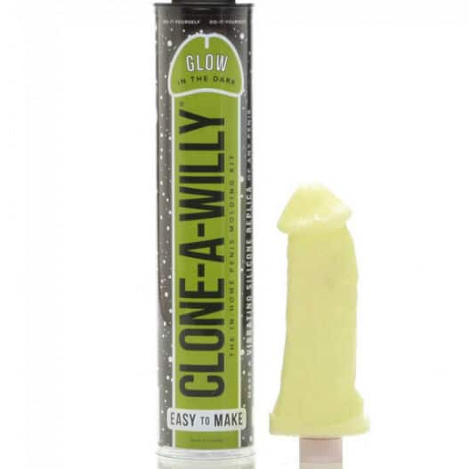 CLONE A WILLY – CLONEUR DE PÉNIS VERT LUMINESCENT AVEC VIBRATEUR