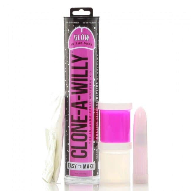 CLONE A WILLY – CLONEUR DE PÉNIS ROSE LUMINESCENT AVEC VIBRATEUR