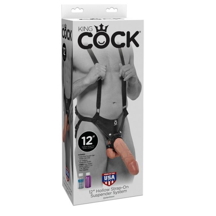 KING COCK – SYSTEME DE SUSPENSION CREUSES 30,5 CM AVEC SANGLES – CHAIR