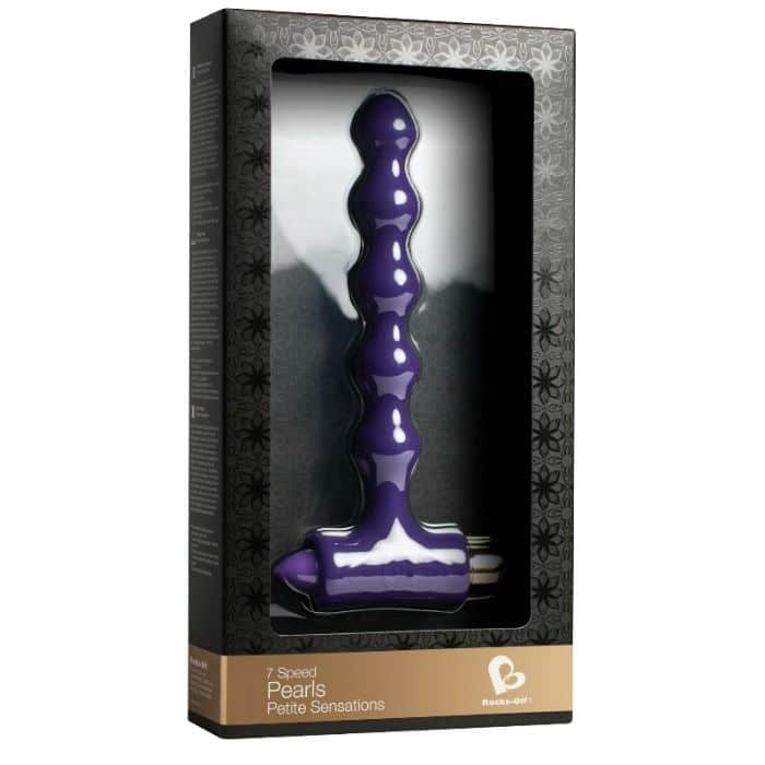 ROCKS-OFF – PLUG ANAL AVEC VIBRATION ET PERLES RIVERLES PETITE SENSATIONS