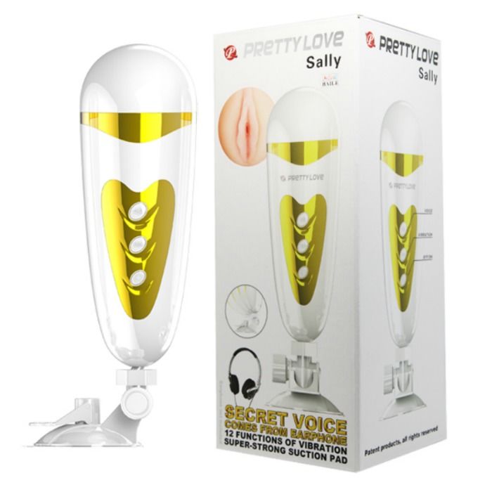 PRETTY LOVE – MASTURBATEUR MASCULIN AVEC VIBRATION ET SON SALLY