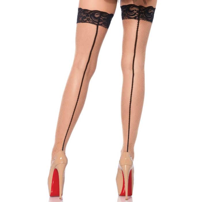 LEG AVENUE – ARRIÈRE COUTURE RÉSILLE STAY UPS