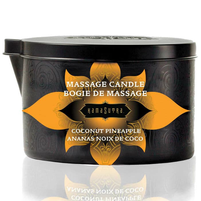 KAMASUTRA – BOUGIE DE MASSAGE COCO ET ANANAS 170GR