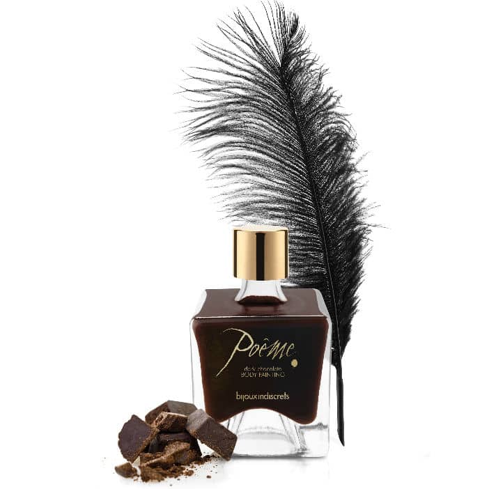 BIJOUX – POEME PEINTURE COMESTIBLE CHOCOLAT NOIR 50 GR