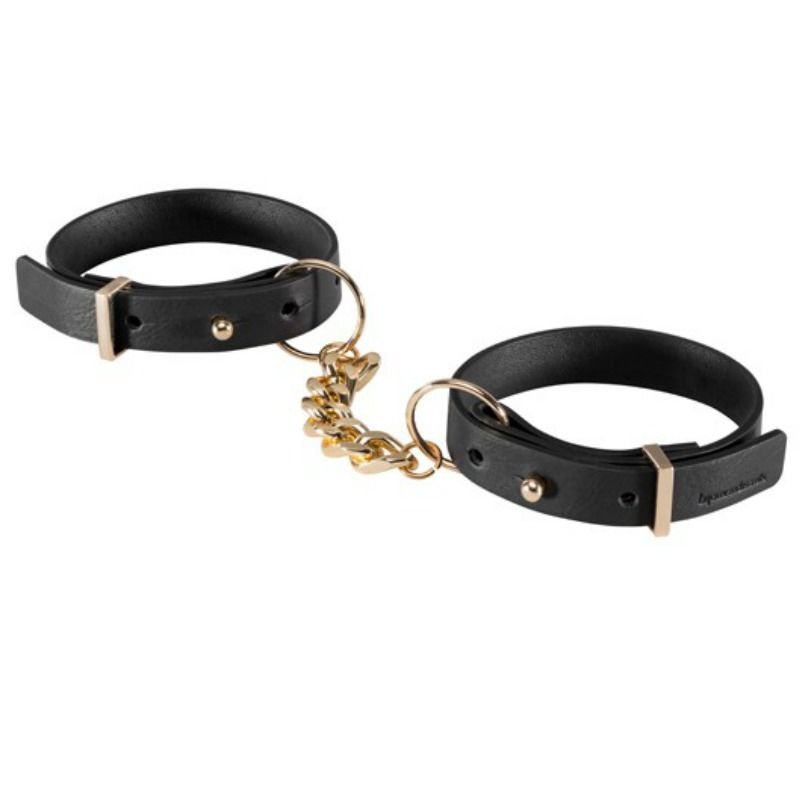 BIJOUX – INDISCRETS MAZE MENOTTES BRACELETS NOIR
