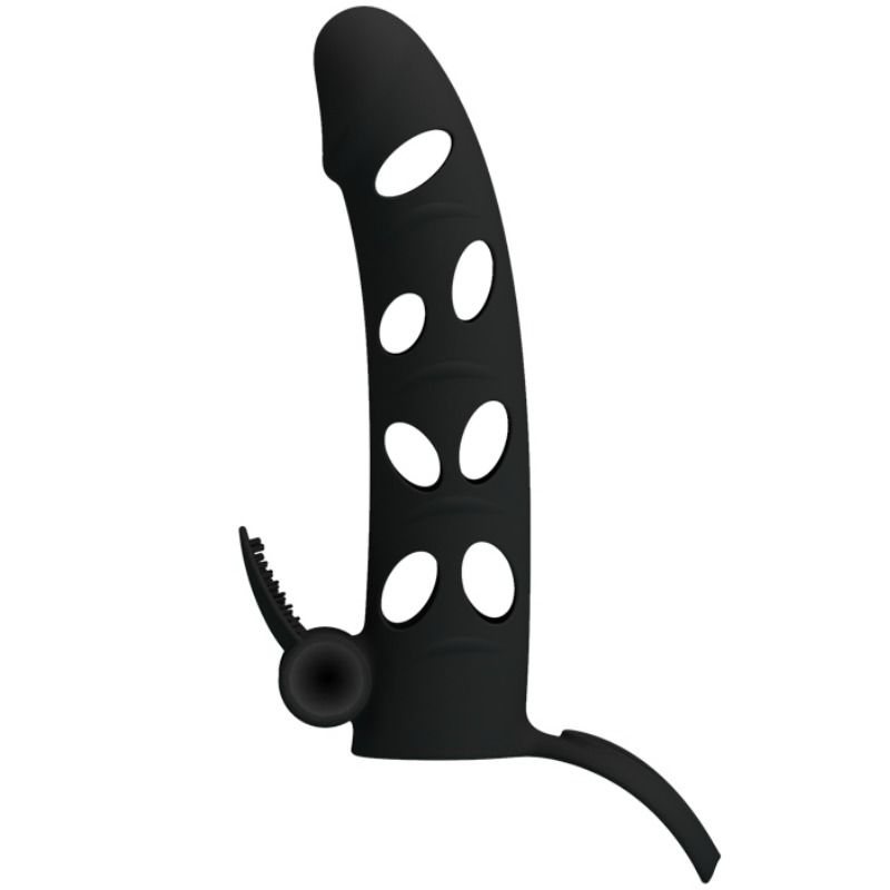 PRETTY LOVE – HOUSSE EN SILICONE AVEC VIBRATION 15.2 CM