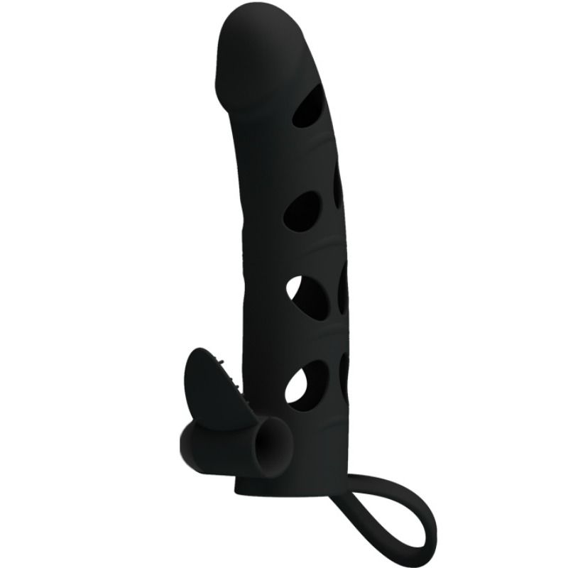 PRETTY LOVE – HOUSSE EN SILICONE AVEC VIBRATION 15.2 CM