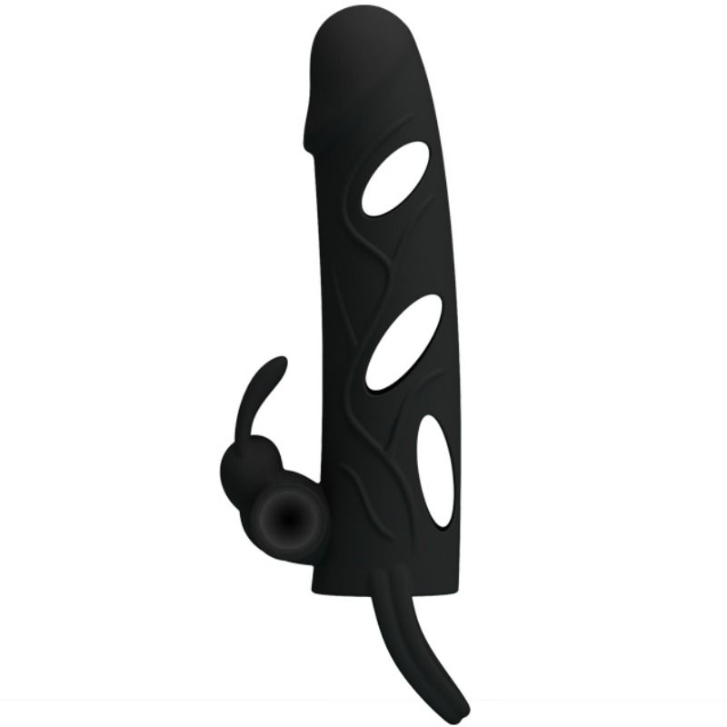 PRETTY LOVE – HOUSSE EN SILICONE AVEC VIBRATION 14 CM 1.0