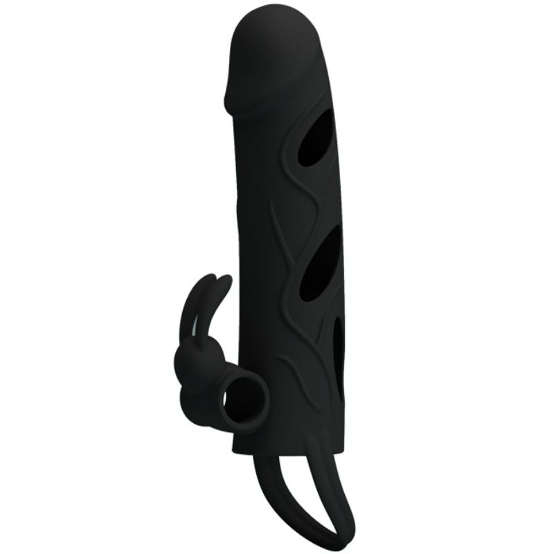 PRETTY LOVE – HOUSSE EN SILICONE AVEC VIBRATION 14 CM 1.0