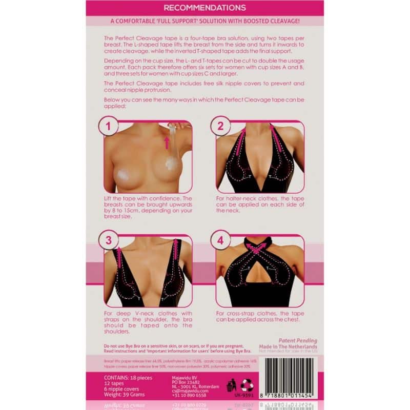 BYE-BRA – RUBAN D’AMÉLIORATION + COUVRE-MALINS GRATUITS COUPE A-F