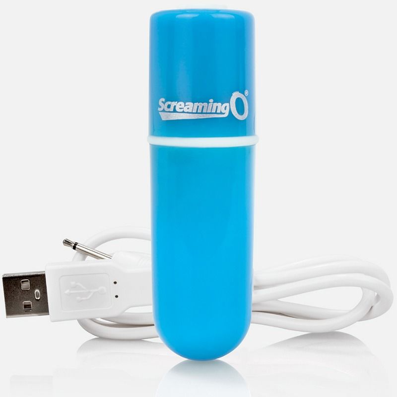 SCREAMING O – BALA VIBREURA RECHARGEABLE VOOOM BLEU