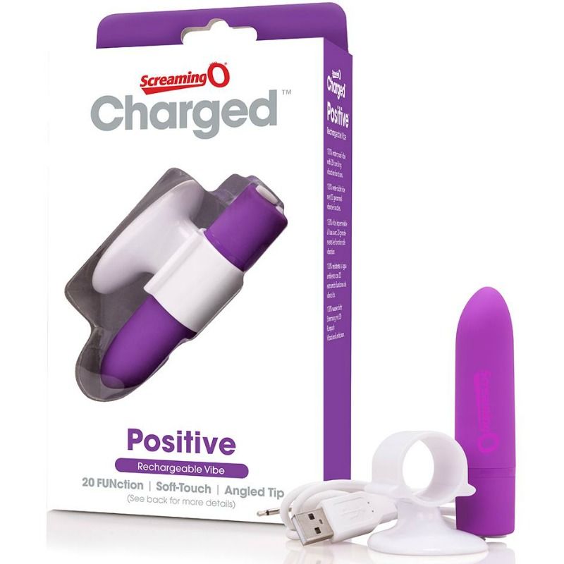 SCREAMING O – MASSEUR RECHARGEABLE POSITIVE VIOLET