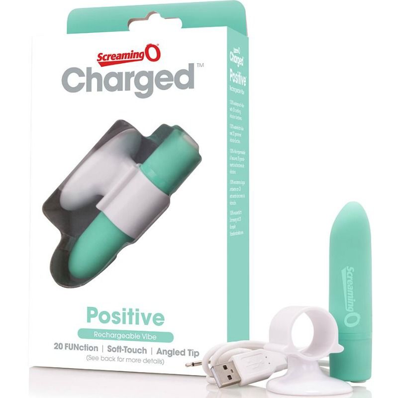 SCREAMING O – MASSEUR RECHARGEABLE POSITIVE VERT