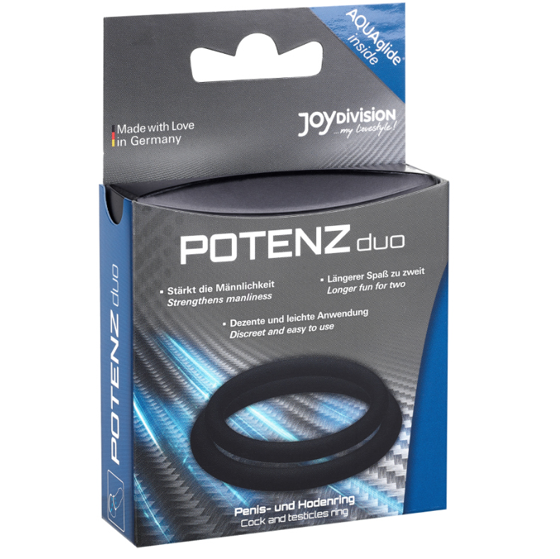 JOYDIVISION POTENZDUO – BAGUES NOIR – M
