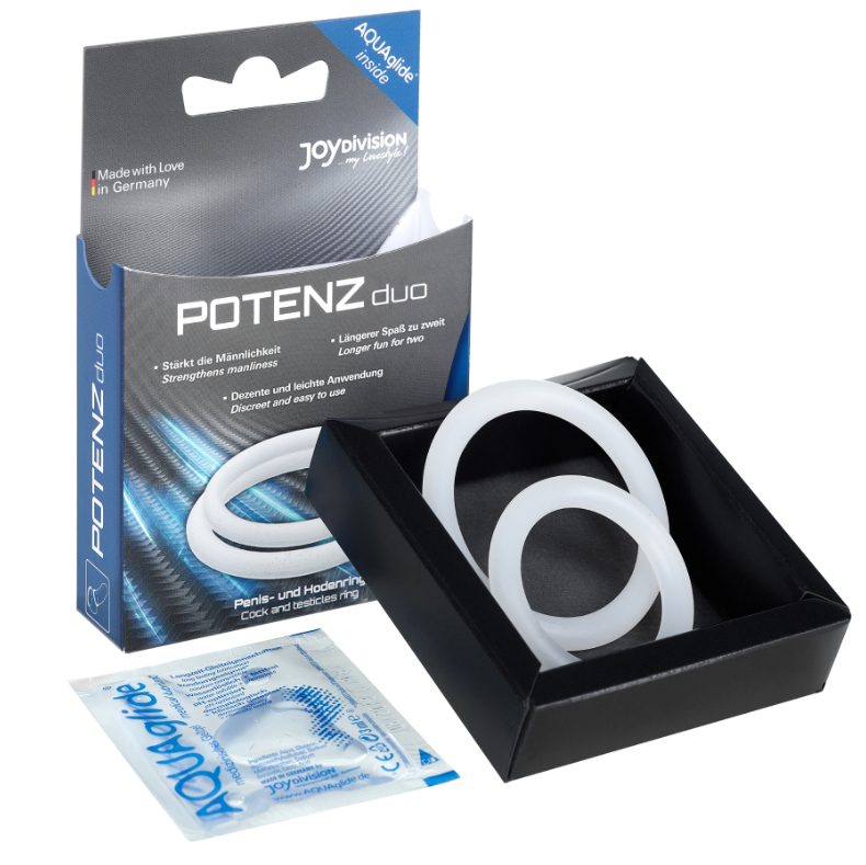 JOYDIVISION POTENZDUO – BAGUES BLANC – M