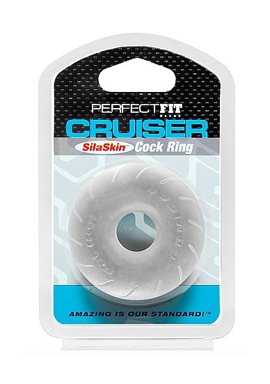 PERFECT FIT BRAND – BAGUE CRUISER EN SILASKIN FAT BOY TRANSPARENT