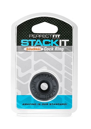 PERFECT FIT BRAND – ANNEAU PÉNAL STACK IT NOIR