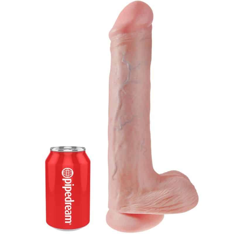 KING COCK – GODE AVEC COUILLES 33 CM – CHAIR