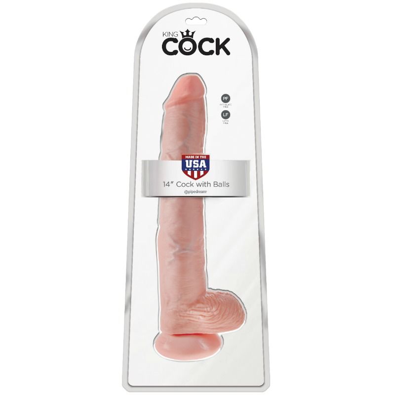KING COCK – GODE AVEC COUILLES 35.6 CM – CHAIR