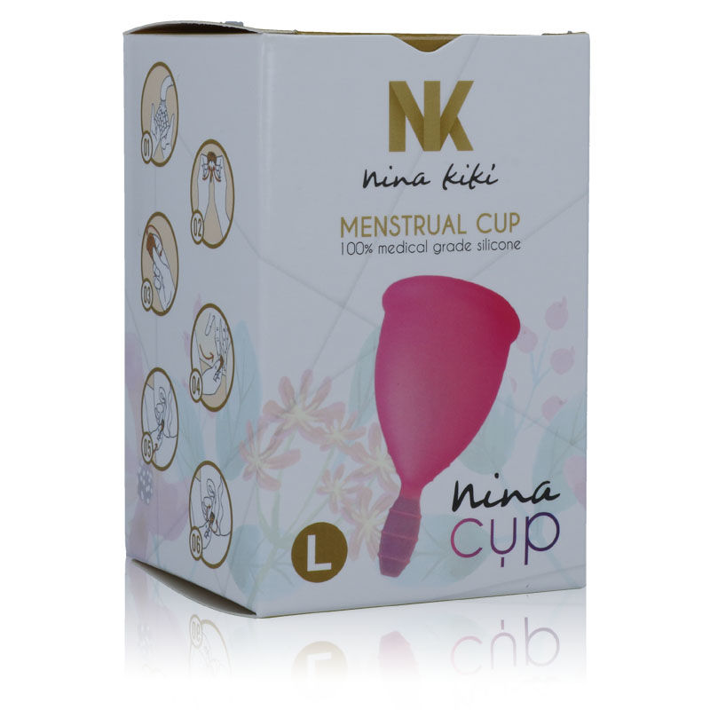 NINA KIKÍ – COUPE MENSTRUELLE ROSE TAILLE L