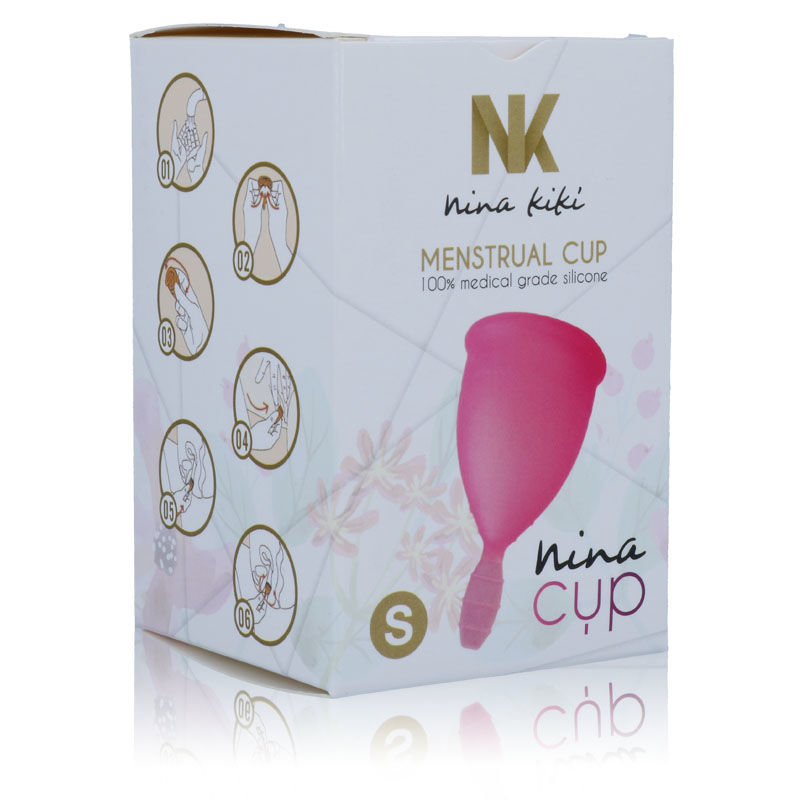 NINA KIKÍ – COUPE MENSTRUELLE ROSE TAILLE S