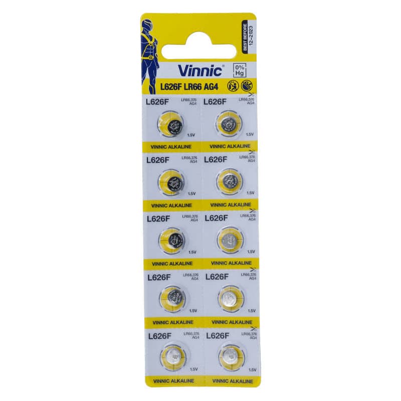 VINNIC – LR66 (AG4) 10 PILES