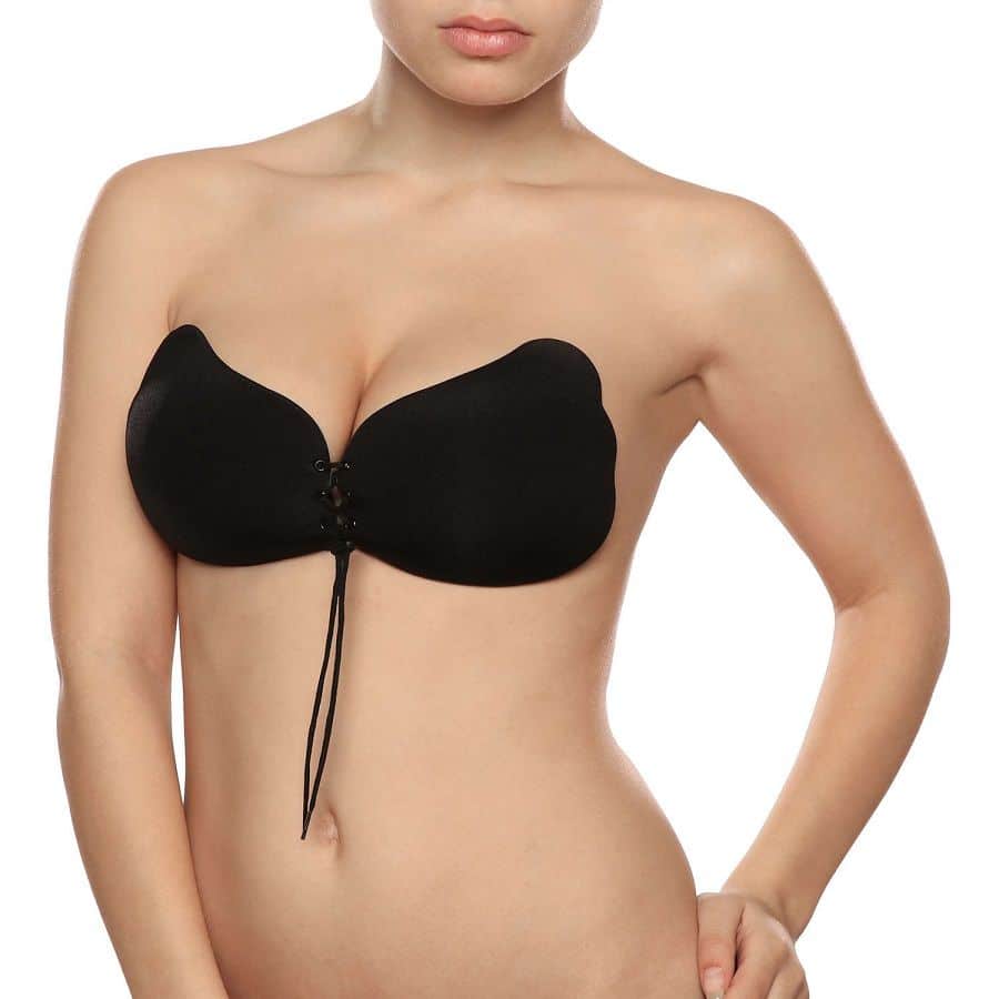 BYE-BRA – LACE-IT RENFORCEMENT PUSH-UP NOIR BONNET A