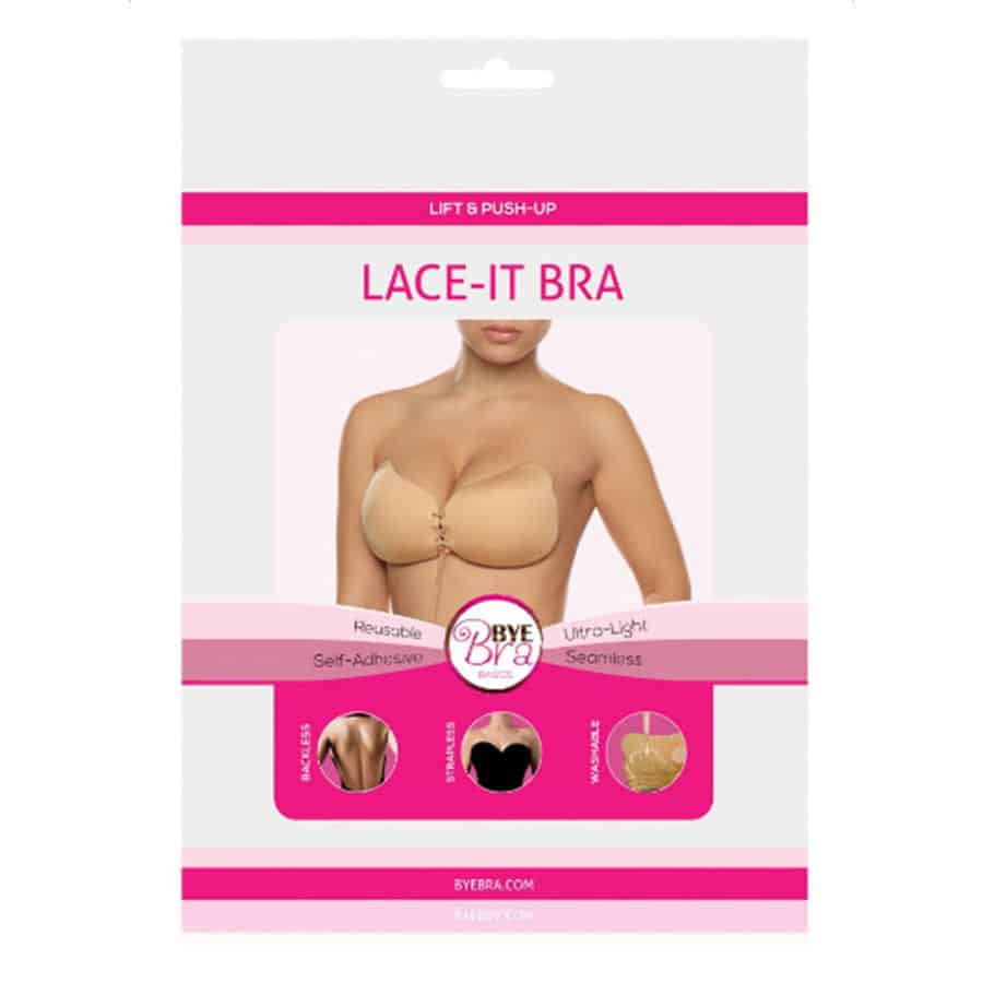 BYE-BRA – LACE-IT RENFORCEMENT PUSH-UP NOIR BONNET B