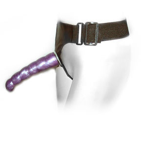 BAILE – HARNAIS ANAL ET VAGINAL FEMME LILAS GPOINT 17 CM