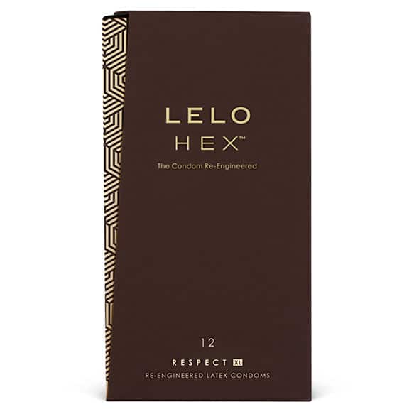 LELO – PRÉSERVATIFS HEX RESPECT XL PAQUET DE 12