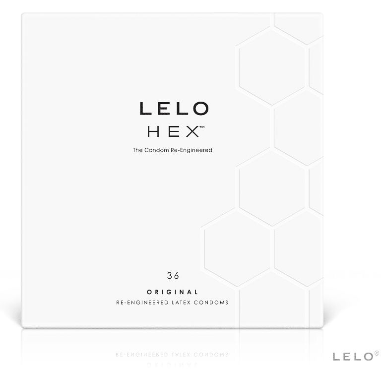 LELO – BOÎTE DE PRÉSERVATIFS HEX 36 UNITÉS