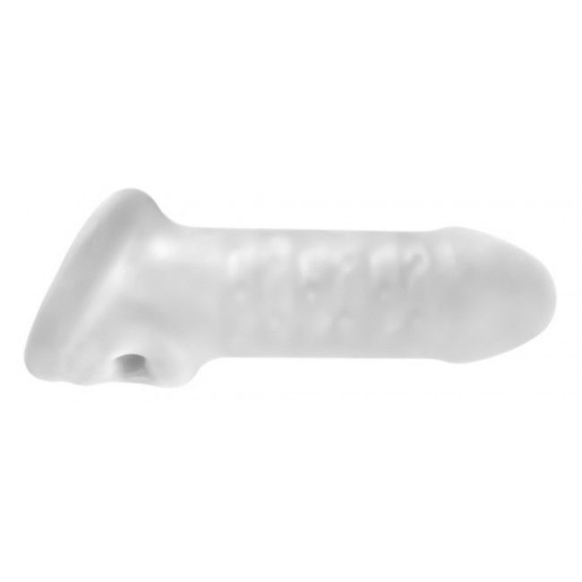 PERFECT FIT BRAND – EXTENSION DE PÉNIS  GAINE MINCE FAT BOY TRANSPARENT 15 CM