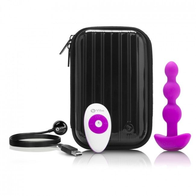 B-VIBE – TRIPLET ANAL TÉLÉCOMMANDE BILLES ROSE
