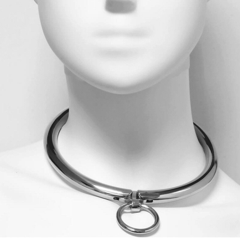 METAL HARD – COLLIER FERMETURE COMBINÉE 10,5 CM