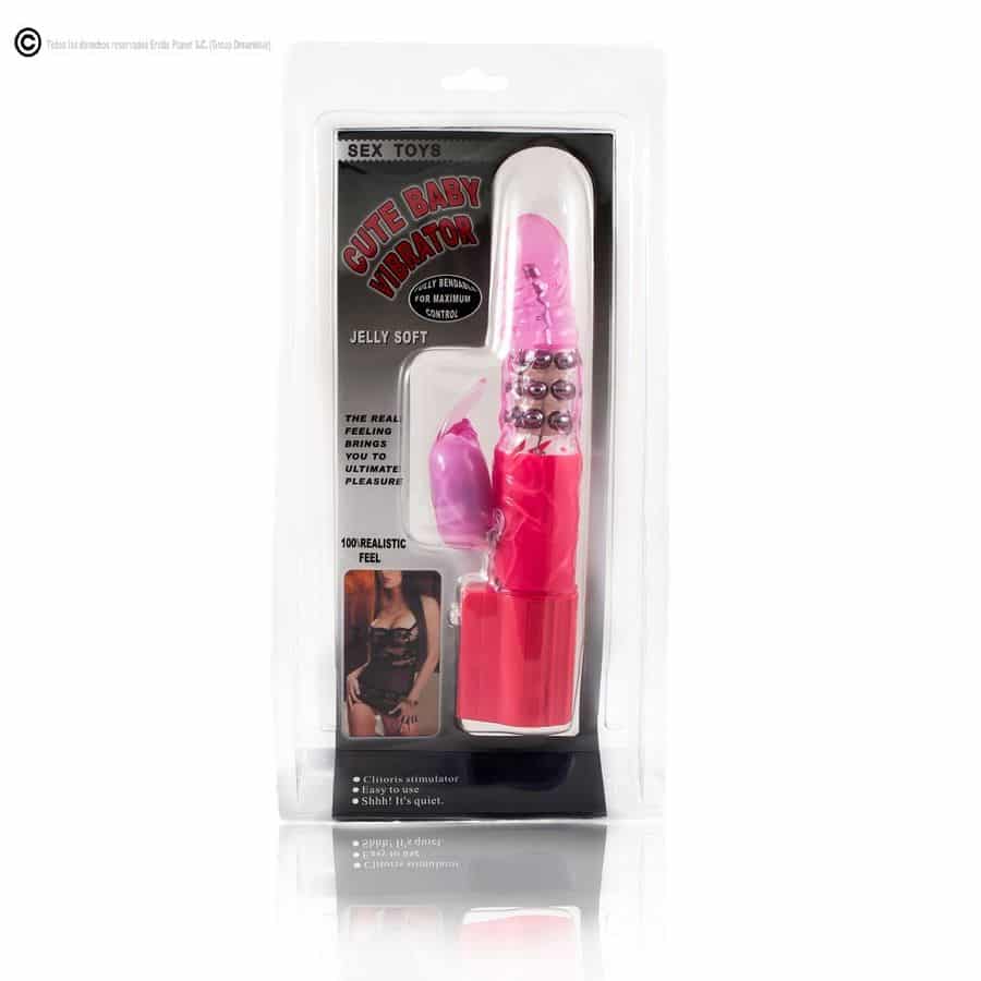 BAILE – ROTATEUR DE LAPIN ROSE AVEC SUPERSTIMULATEUR