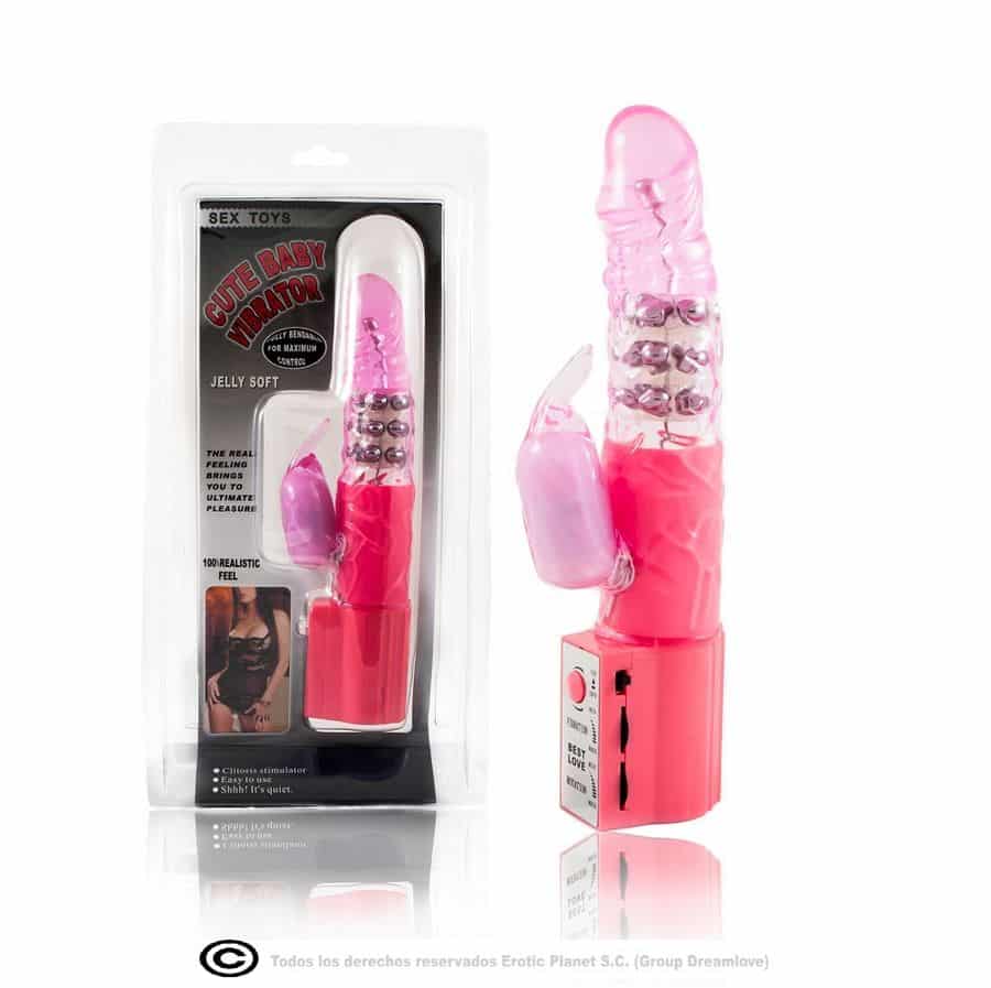 BAILE – ROTATEUR DE LAPIN ROSE AVEC SUPERSTIMULATEUR