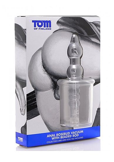 TOM OF FINLAND – ANAL ROSEBUD VACUUM AVEC BEABED TRANSPARENT