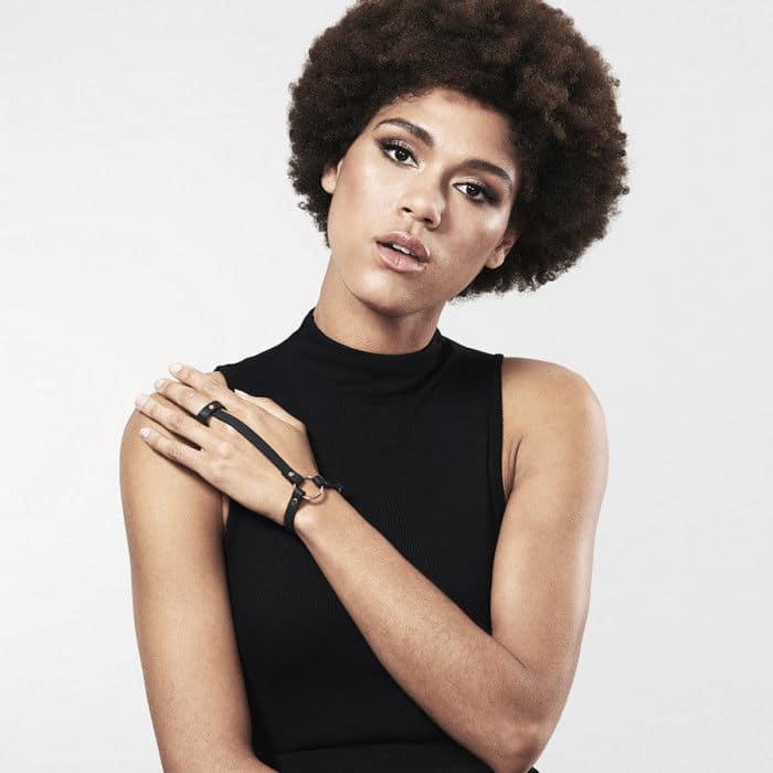 BIJOUX – INDISCRETS BRACELET / HARNAIS MAZE NOIR