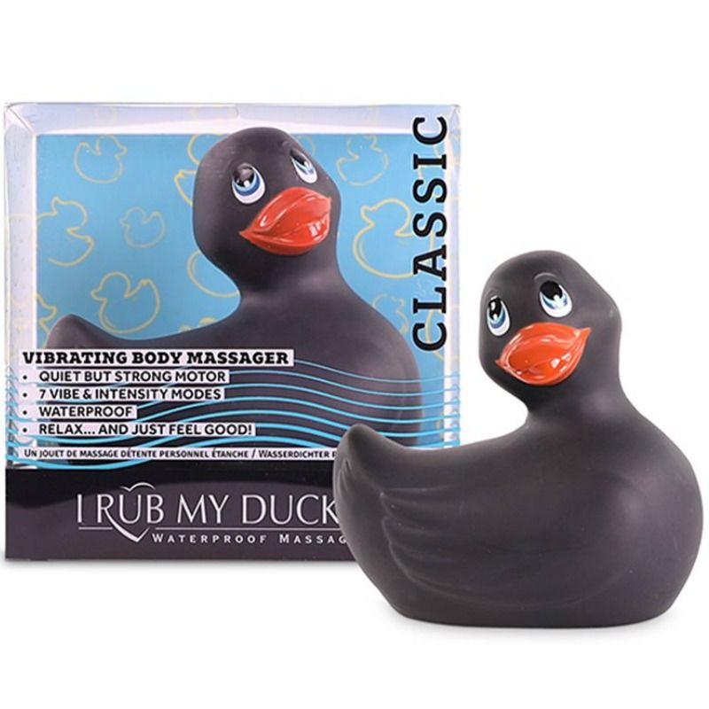 BIG TEASE TOYS – JE FRAPPE MON DUCKIE CLASSIC VIBRATING DUCK NOIR