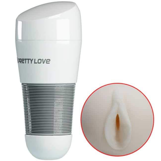 PRETTY LOVE – MASTURBATEUR VAGIN BLANC KITTY