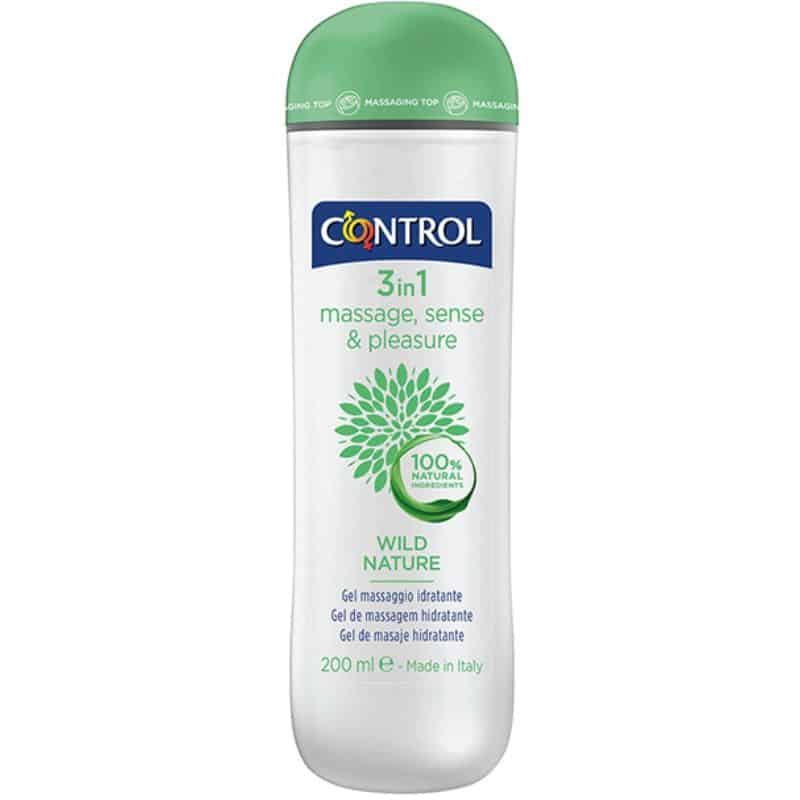 CONTROL – GEL DE MASSAGE NATURE SAUVAGE 3 EN 1 200 ML