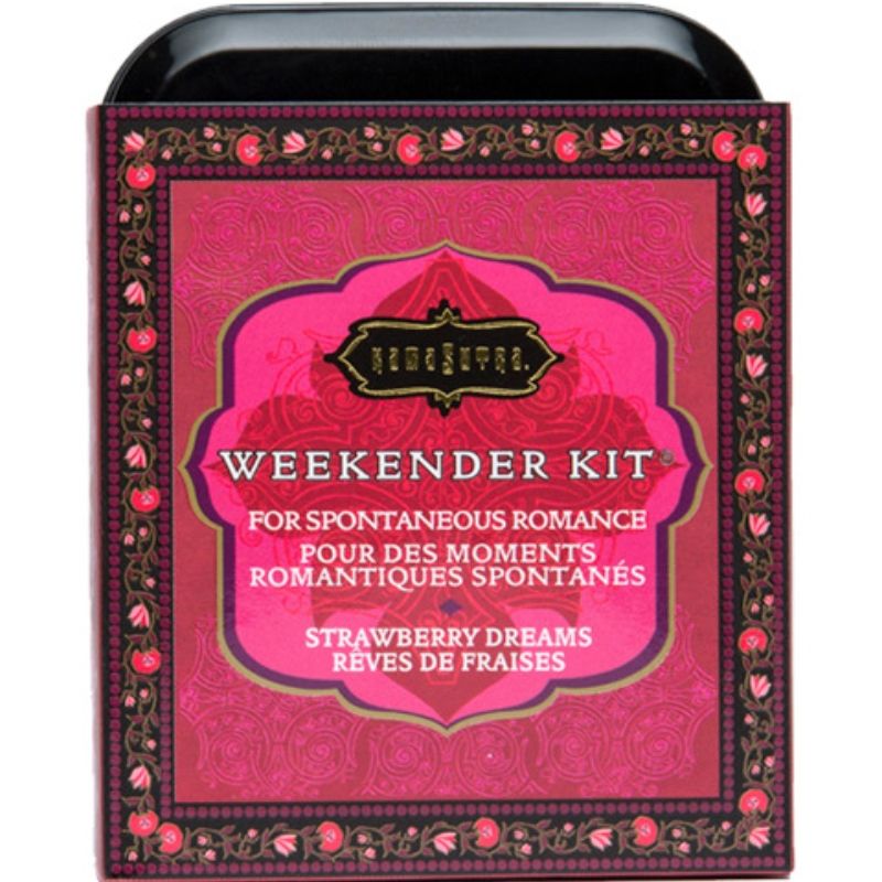 KAMASUTRA – WEEKENDER KIT EN ÉTAIN FRAISE RÊVES FRAISE
