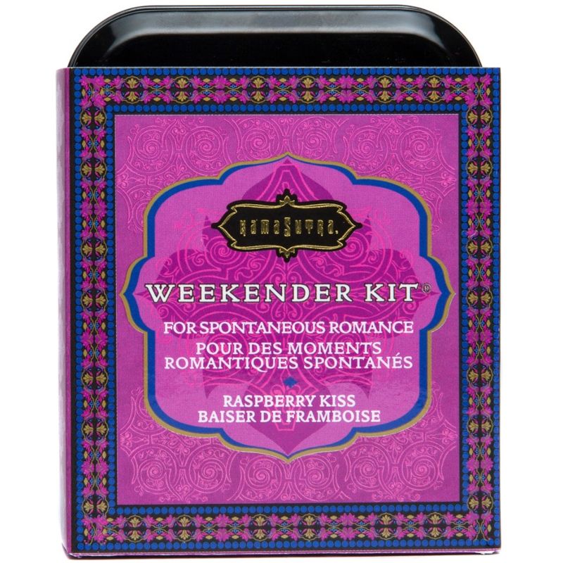 KAMASUTRA – WEEKENDER KIT EN ÉTAIN FRAMBOISE KISS FRAMBOISE