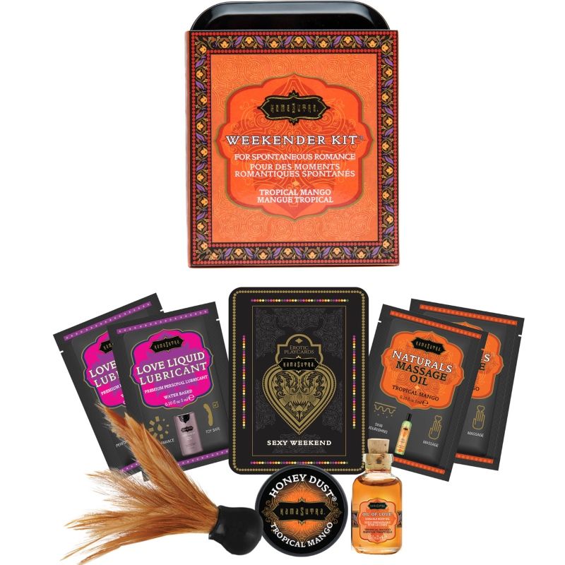 KAMASUTRA – WEEKENDER KIT EN ÉTAIN POIGNÉE TROPICALE