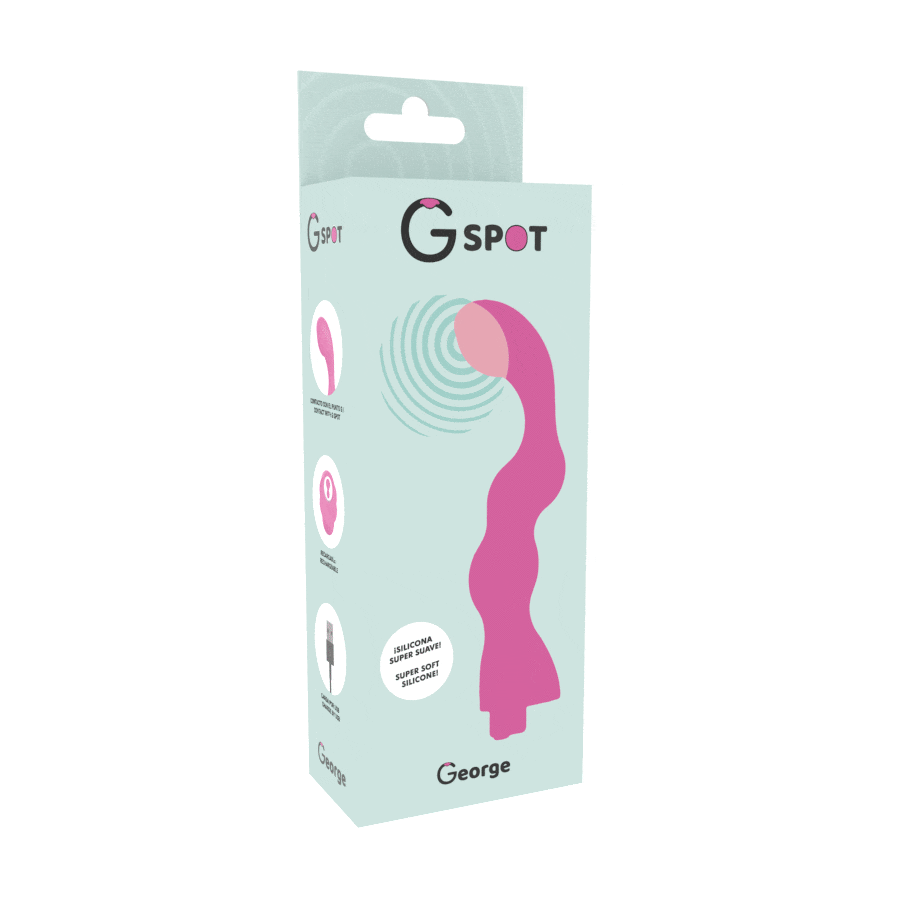 G-SPOT –  GEORGE G-SPOT VIBRATEUR GOMME ROSE